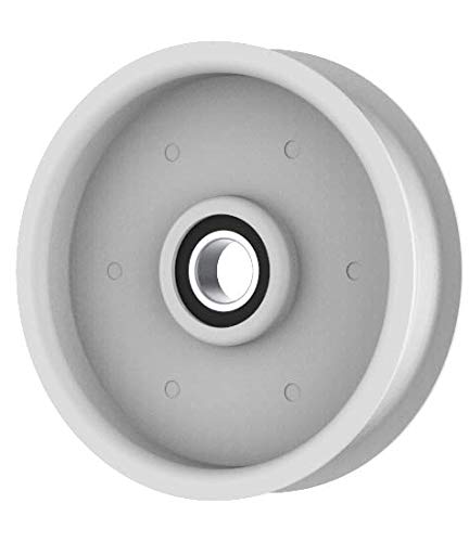 Phoenix Mfg. 4 Inch Flat Dia Flat Idler Pulley Replacement for Exmark Toro 26-1840