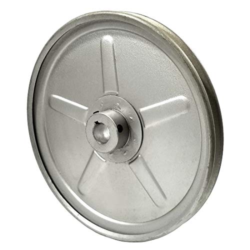 Phoenix Mfg. V-Groove Drive Pulley, 10'' Diameter, 7/8" Bore, Steel