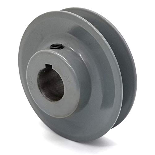 Phoenix Mfg. V-Groove Drive Pulley, 3'' Diameter, 3/4" Bore, Cast Iron