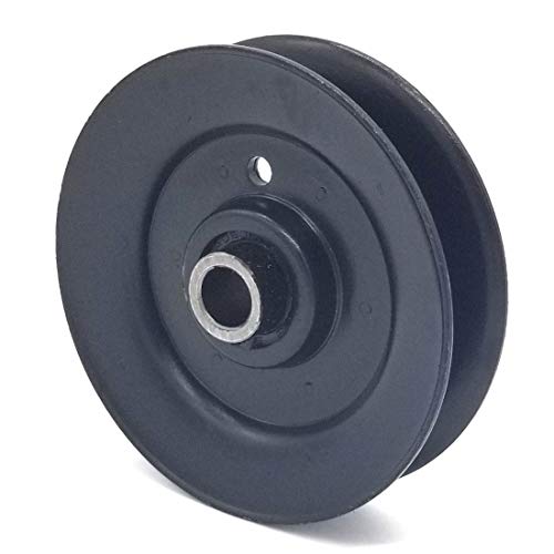Terre Products, V-Groove Idler Pulley, Compatible with Lawn mowers Cub Cadet, MTD, Craftsman, Replacement for 756-04209