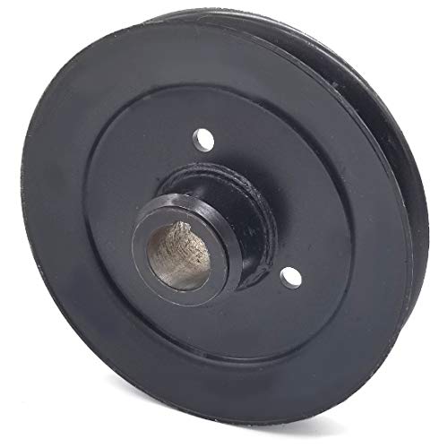 Phoenix Mfg. 6 Inch Dia 25mm Bore Steel V-Groove Drive Pulley Replacement for Exmark Toro 1-653099