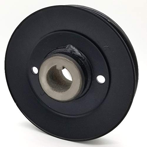 Phoenix Mfg. 5-1/8 Inch Dia 1 Inch Bore Steel V-Groove Drive Pulley Replacement for John Deere AM138032