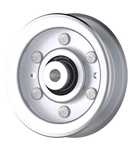 Phoenix Mfg. 3 Inch Flat Dia Flat Idler Pulley Replacement for Husqvarna Craftsman 104360X John Deere AM109124