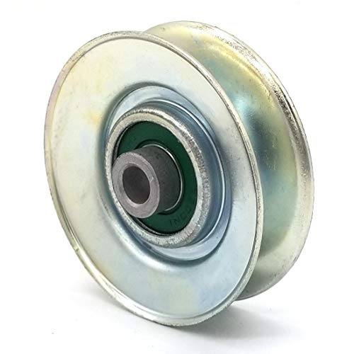 Terre Products, V-Groove Idler Pulley, Compatible with Lawn Mower Models Husqvarna, Craftsman, Replacement for 199534, 532199534