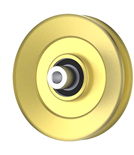 Phoenix Mfg. 4-1/2 Inch Dia 3/8 Inch Bore Steel V-Groove Idler Pulley Replacement for Jacobsen 3004348