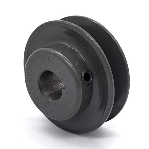 Phoenix Mfg. V-Groove Drive Pulley, 2.5'' Diameter, 5/8" Bore, Cast Iron