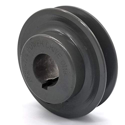 Phoenix Mfg. V-Groove Drive Pulley, 3'' Diameter, 7/8" Bore, Cast Iron