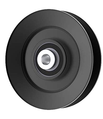 Phoenix Mfg. 4 Inch Dia 3/8 Inch Bore Steel V-Groove Idler Pulley Replacement for Bercomac 102766