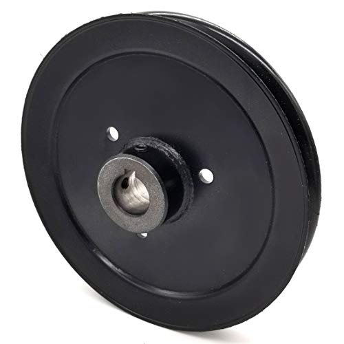 Phoenix Mfg. Hustler 602754 V-Groove Drive Pulley - 7'' Dia. - 7/8'' Bore - Steel