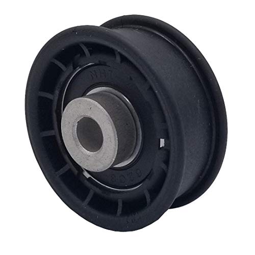 Phoenix Mfg. Flat Idler Pulley, 2 Inch Diameter, Replacement for Hustler 604491, Compatible with Hustler Raptor SDX, Hustler Raptor SD, Hustler Big Dog