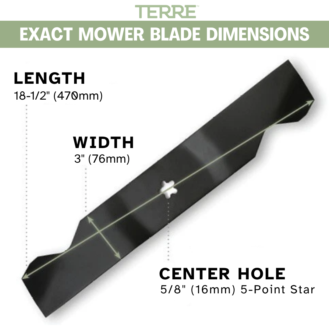54" High-Lift Lawn Mower Blades 3-Pack β Fits Craftsman, Husqvarna & Poulan β Replaces 187254