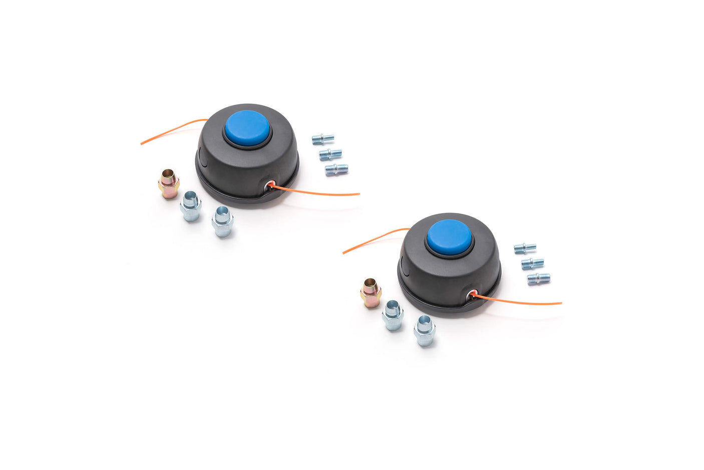 Terre Products, 2 Pack T35 Tap Advance Trimmer Head Replacement, Compatible with Husqvarna and Other Weed Eater Brands, Straight Shaft String Trimmer Head, Line Sizes .065 Inch.08 Inch.095 Inch