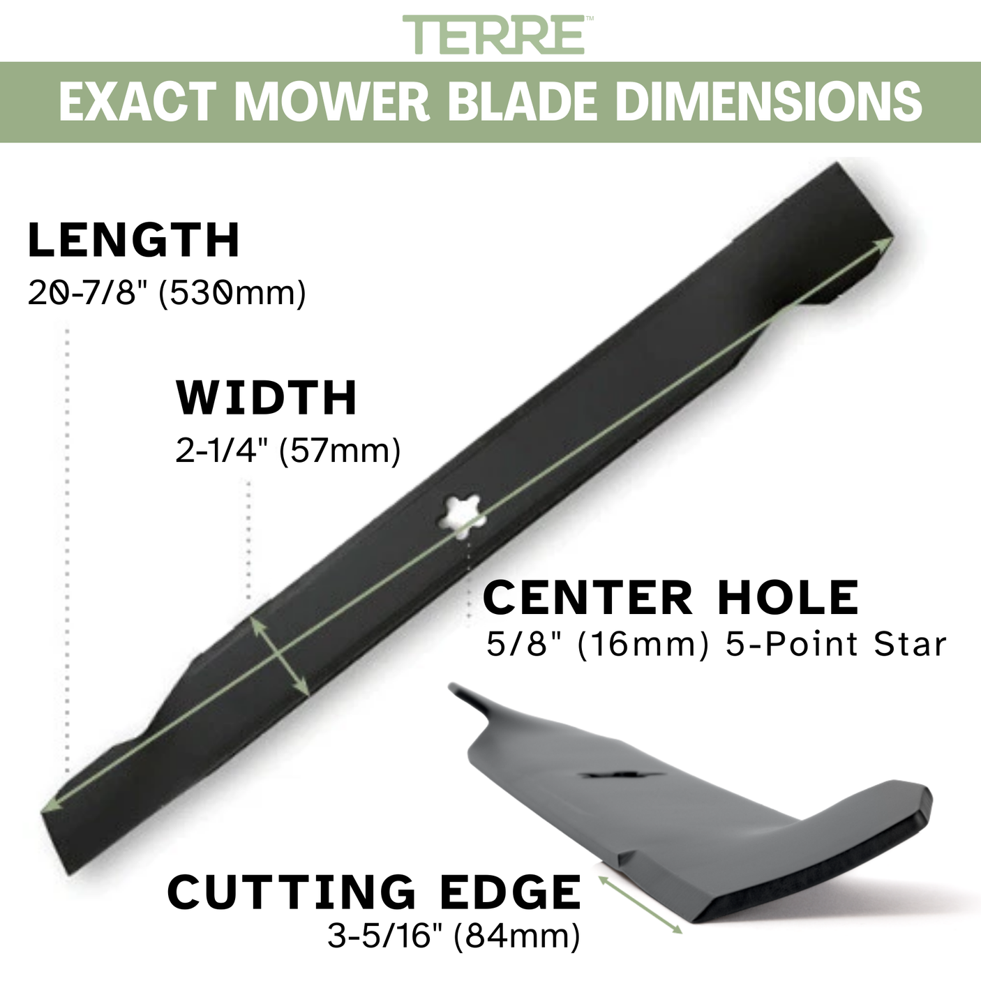 42" High Lift Lawn Mower Blades 2-Pack – Fits Craftsman, Husqvarna, Ariens, Poulan & Snapper – Replaces 138971