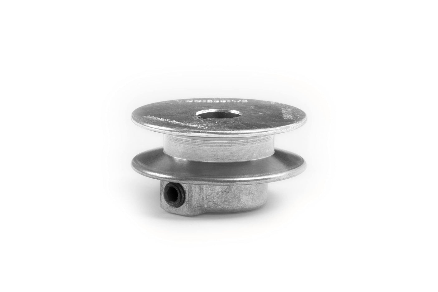 Terre Products, Heavy Duty 2" V-Groove Drive Pulley, Precision 1/2" Bore, Robust Z3A Zinc Alloy Die Cast Pulley