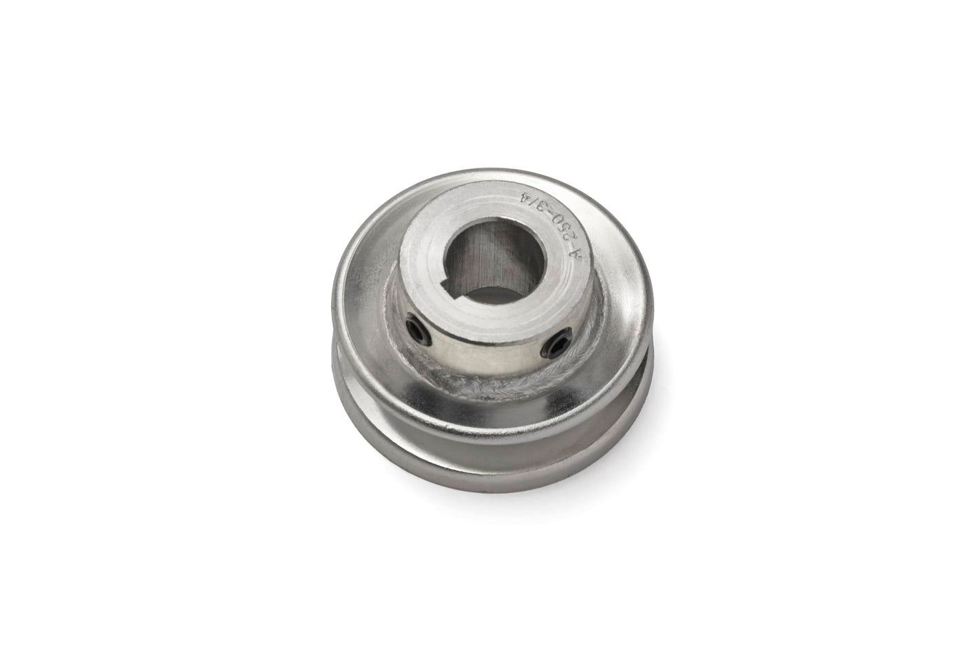 Terre Products, V-Groove Drive Pulley, General Purpose Pulley for Power Transmission, Outside Diameter 2-1/2", Inside Diameter 3/4"