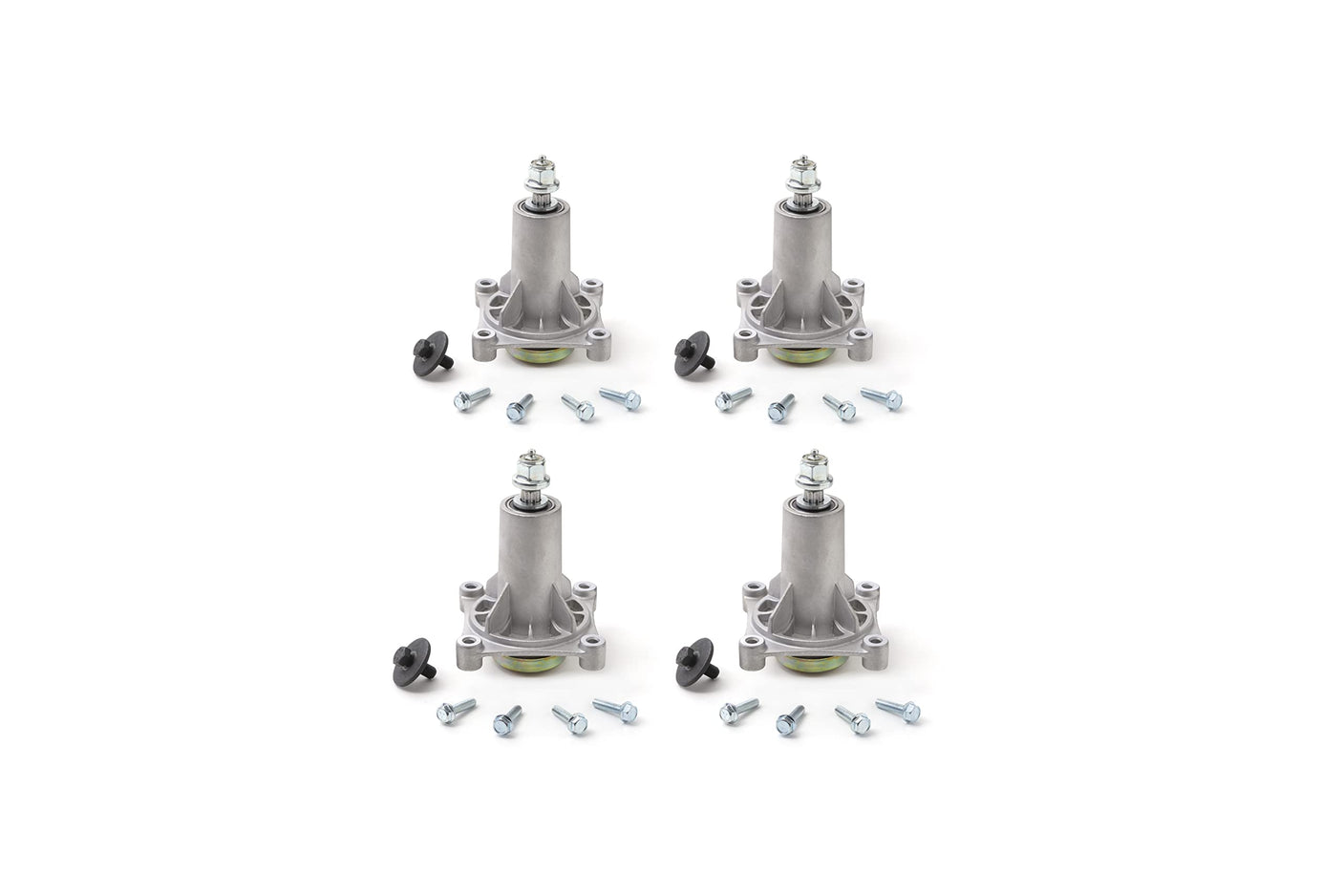 Terre Products, 4 Pack Replacement Lawn Mower Spindle Assembly, Fits 42", 46", 48", 54" Mower Decks, Compatible with Husqvarna 532192870, 532187281, 532187292, AYP 187292, 192870, Ariens 21546238
