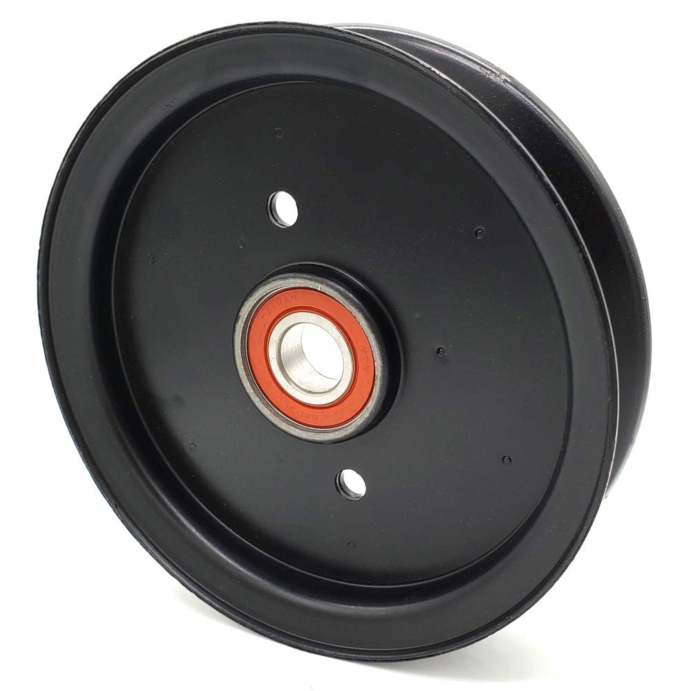 Phoenix Mfg. 5 Inch Flat Dia Flat Idler Pulley Replacement for Hustler 781856