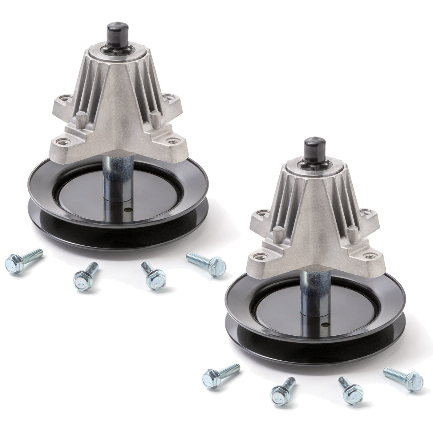 Terre Products, 2 Pack Mower Deck Spindle Assembly, Fits 30 and 42 Inch Mower Decks, Compatible with Cub Cadet, Troy-Bilt 618-04822, 618-04822A, 618-04889, 918-04822, 918-04822A, 918-04822B
