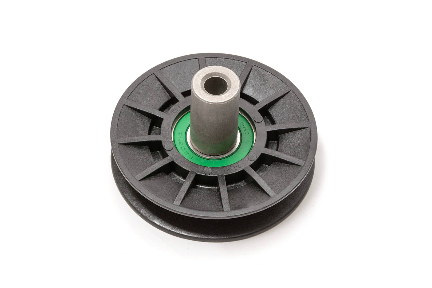 Terre Products, V-Groove Idler Pulley, Compatible with Lawn Mower Models Husqvarna, Craftsman, Replacement for 407287, 532407287