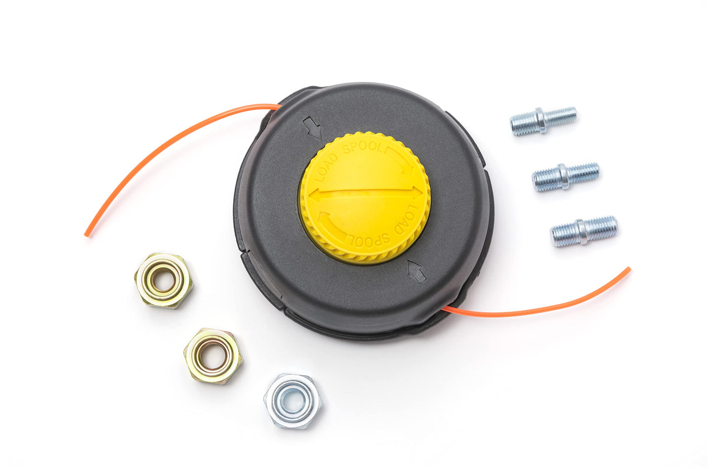 Terre Products, Universal Trimmer Head Replacement, Bump Feed String Trimmer Head, Compatible with Most Weed Eater Brands, 4 Inch Diameter, Line Size .05 Inch to .120 Inch