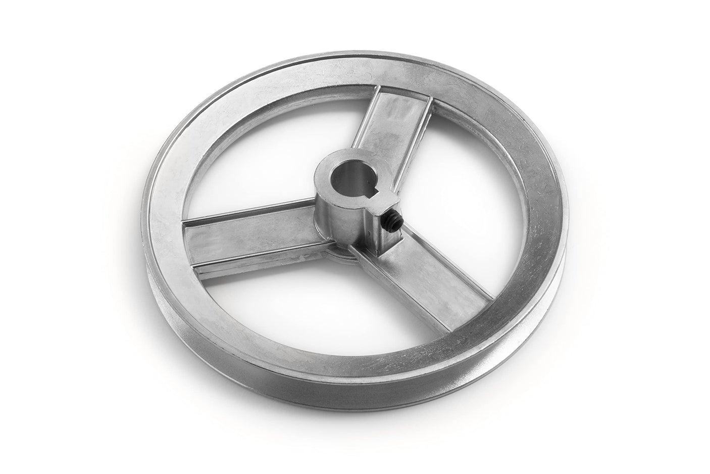 Terre Products, Heavy Duty 6" V-Groove Drive Pulley, Precision 5/8" Bore, Robust Z3A Zinc Alloy Die Cast Pulley