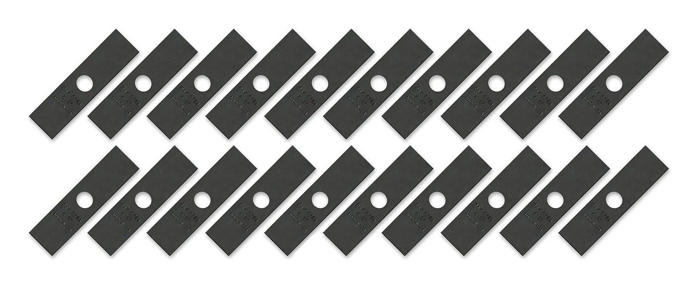 Terre Products, 20 Pack Heat Hardened Edger Blades, Compatible with Ryobi 613223, Echo 720-237-001, Stihl 4133-713-4101, Maruyama 216062, and Green Machine 237001
