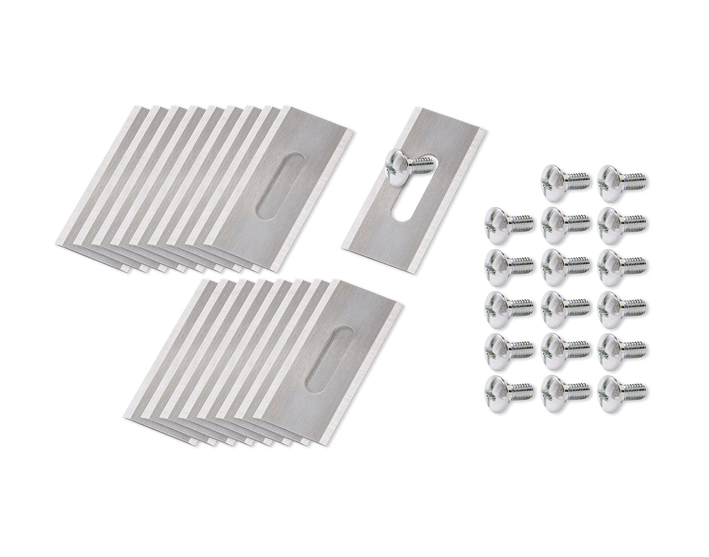 Terre Products, 18 Pack, Robotic Lawn Mower Replacement Blades, Compatible with Husqvarna Automower, Gardena Sileno, McCulloch ROB S Series, and More