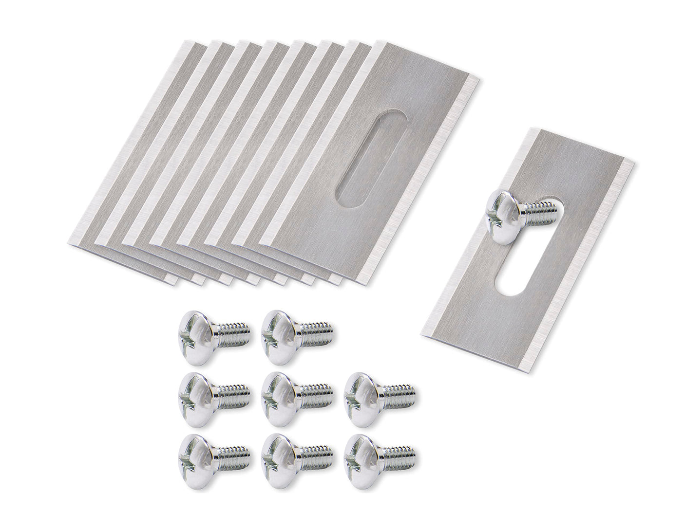 Terre Products, 9 Pack, Robotic Lawn Mower Replacement Blades, Compatible with Husqvarna Automower, Gardena Sileno, McCulloch ROB S Series, and More