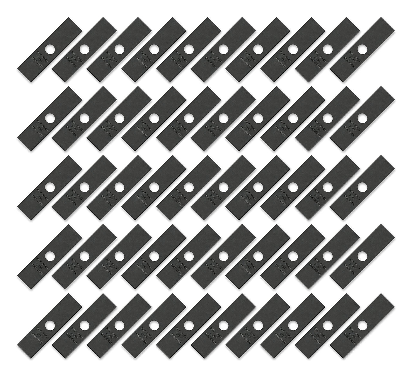 Terre Products, 50 Pack Heat Hardened Edger Blades, Compatible with Ryobi 613223, Echo 720-237-001, Stihl 4133-713-4101, Maruyama 216062, and Green Machine 237001