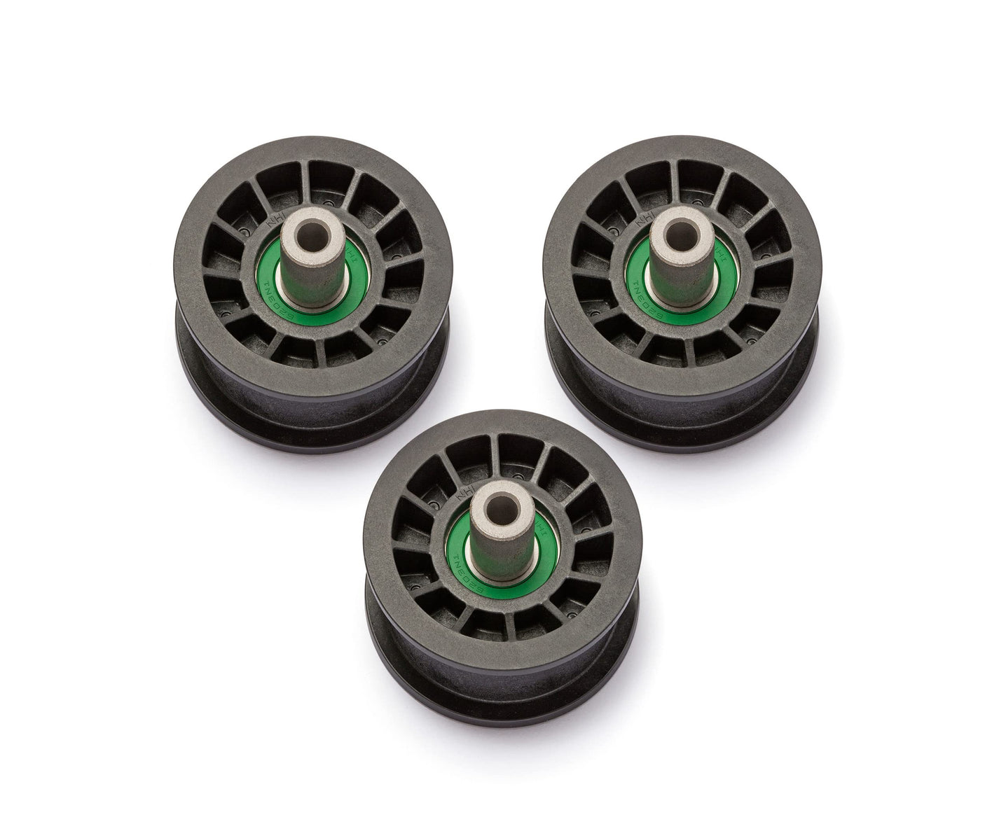 Terre Products, 3 Pack, Flat Idler Pulleys, Compatible with Lawn Mower Models Ariens, Husqvarna, Craftsman, Replacement for 280-6630,194327, 532194327
