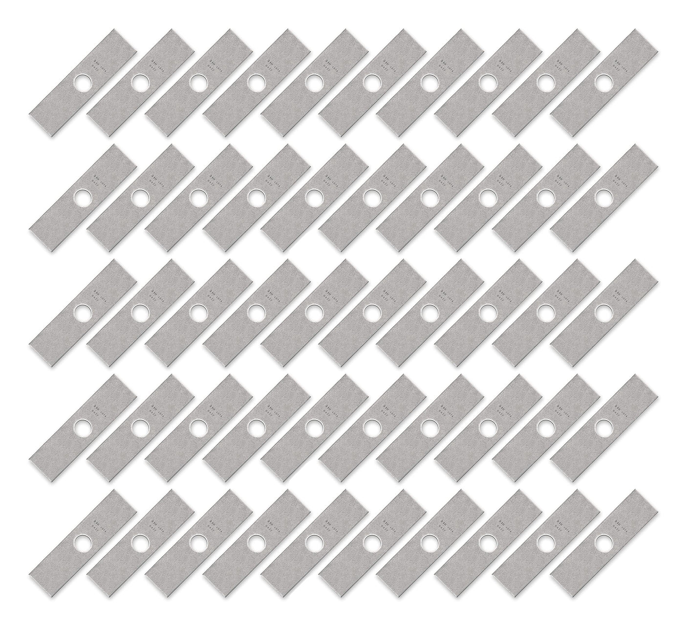 Terre Products, Non-Heat Hardened Edger Blades, Compatible with Ryobi 613223, Echo 720-237-001, Stihl 4133-713-4101, Maruyama 216062, and Green Machine 237001 (50)