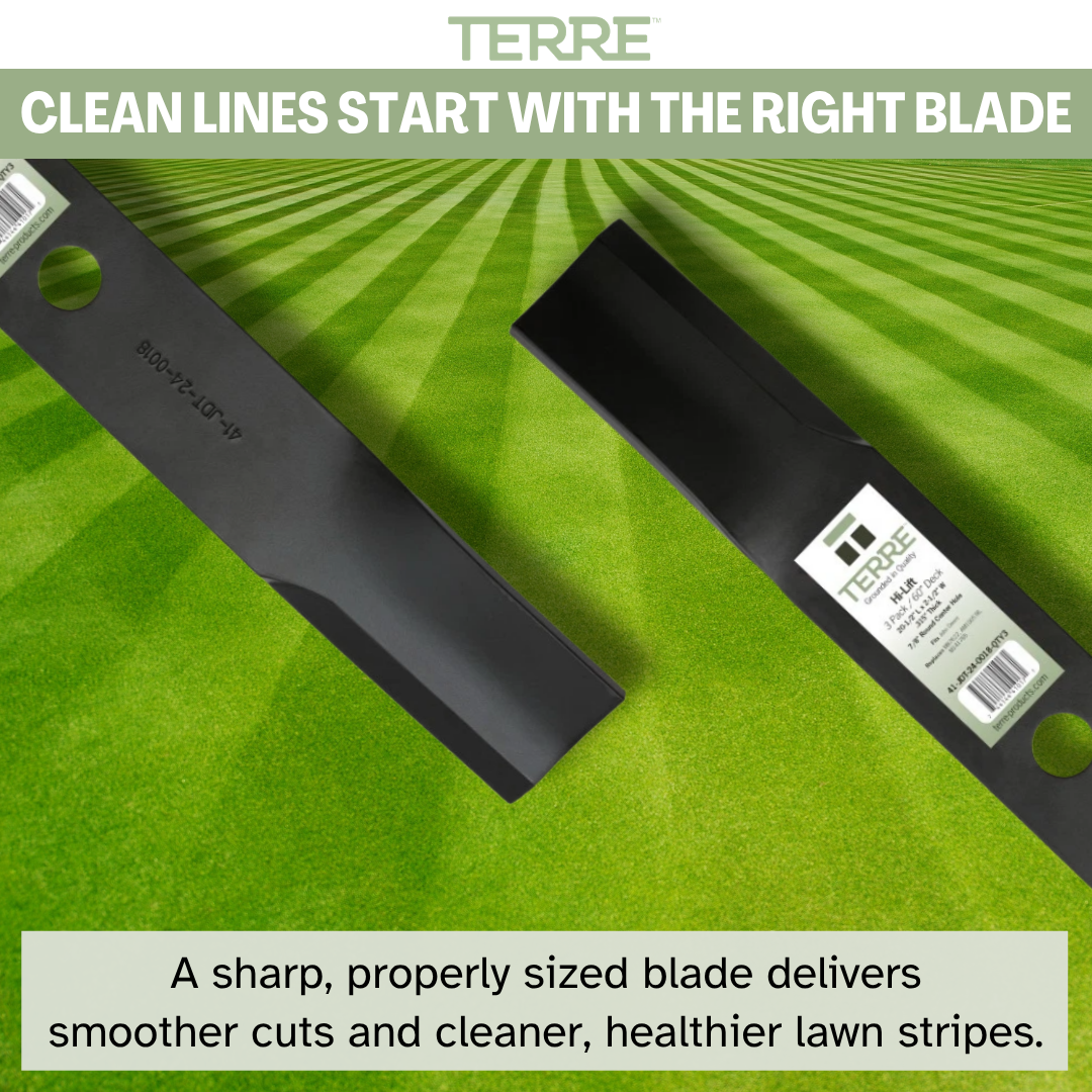 60" High Lift Lawn Mower Blades 3-Pack – Fits John Deere 400, 420, 655, 755 & 4010 – Replaces AM100538