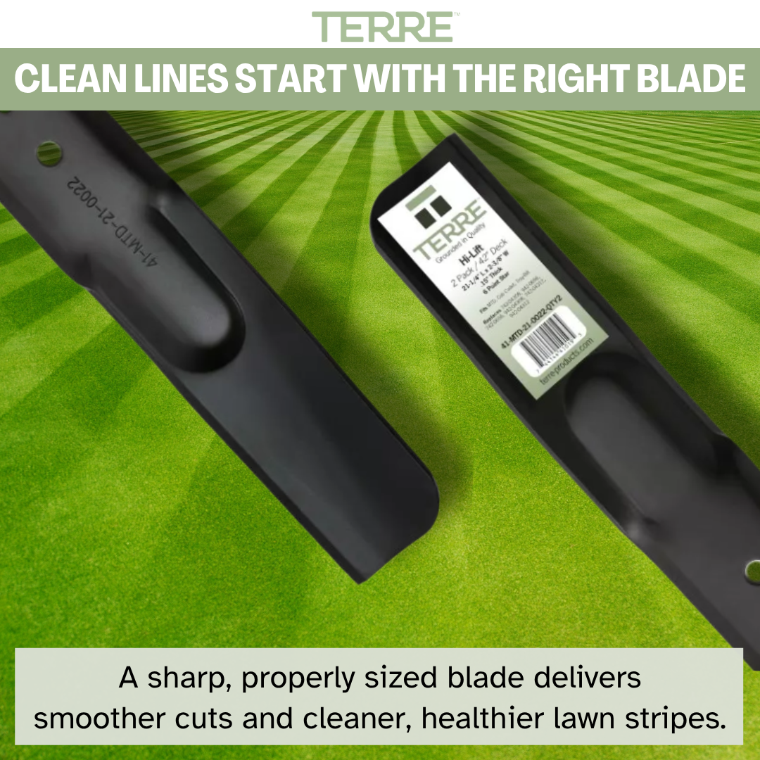 42" High Lift Mower Blades 2-Pack β Fits Cub Cadet, Troy-Bilt & MTD | Replaces 942-04308