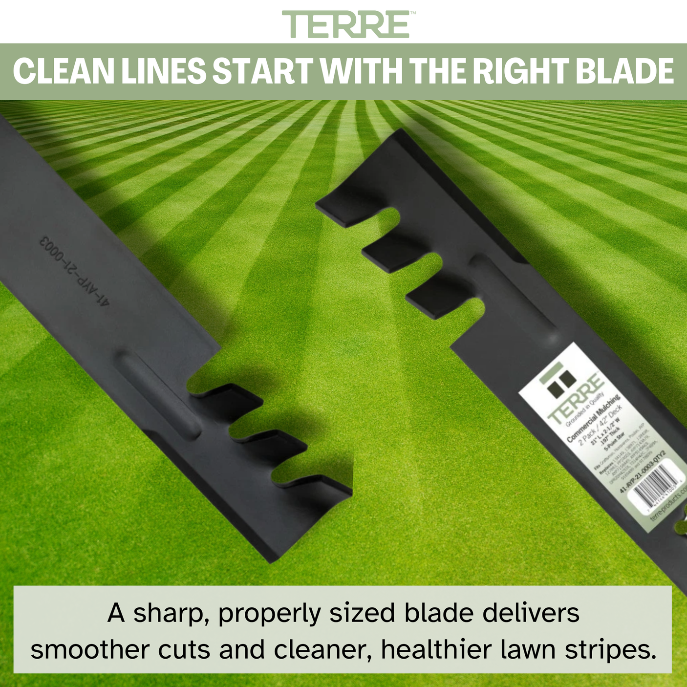 42" Mulching Lawn Mower Blades 2-Pack – Fits Craftsman, Husqvarna & Poulan – Replaces 138971