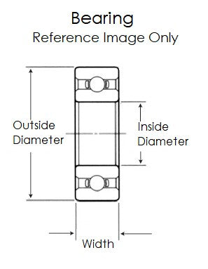 Bearing • 6203 Defender Series • 17mm ID • Steel • 75 Pack