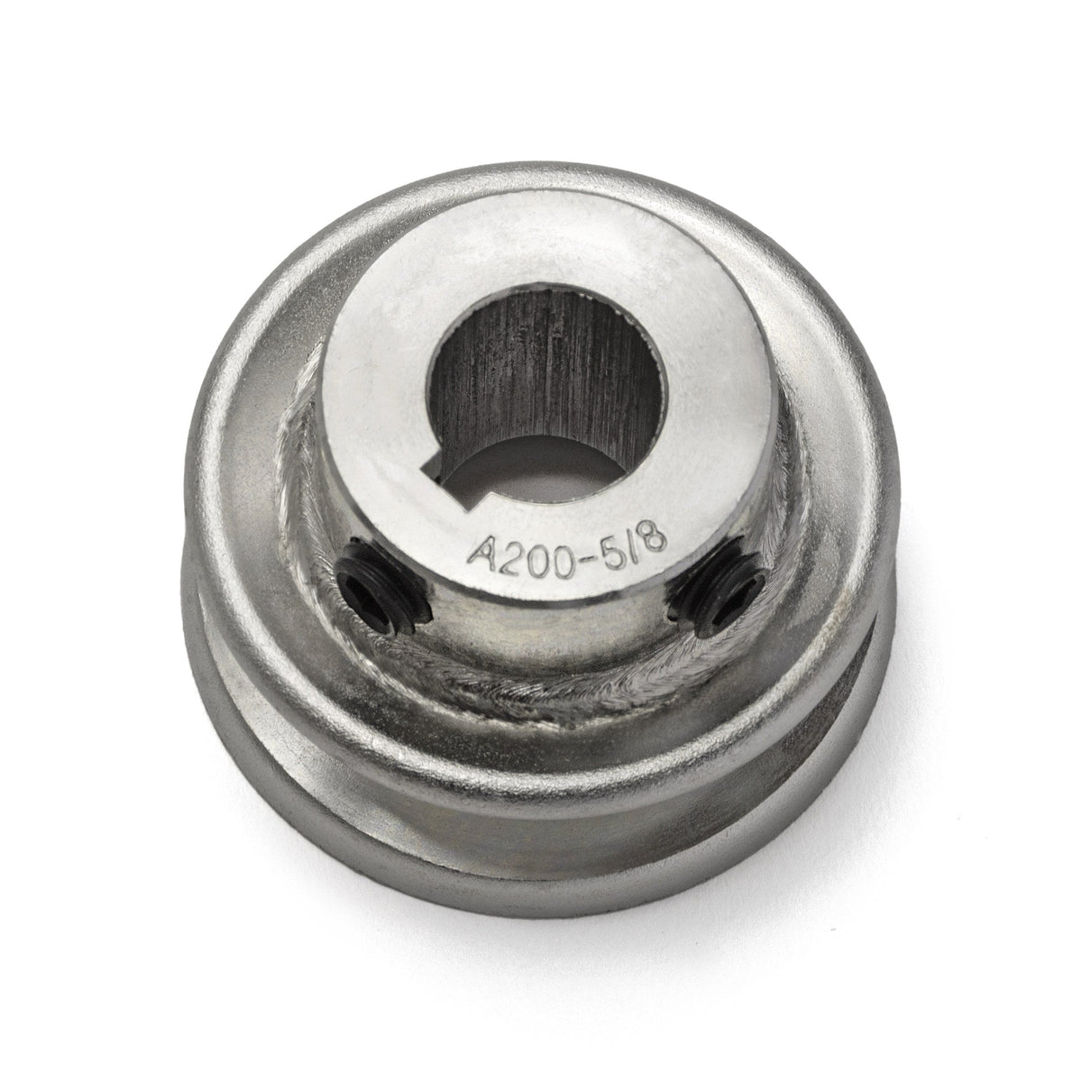 Terre 120058 V-groove drive pulley, angled top view