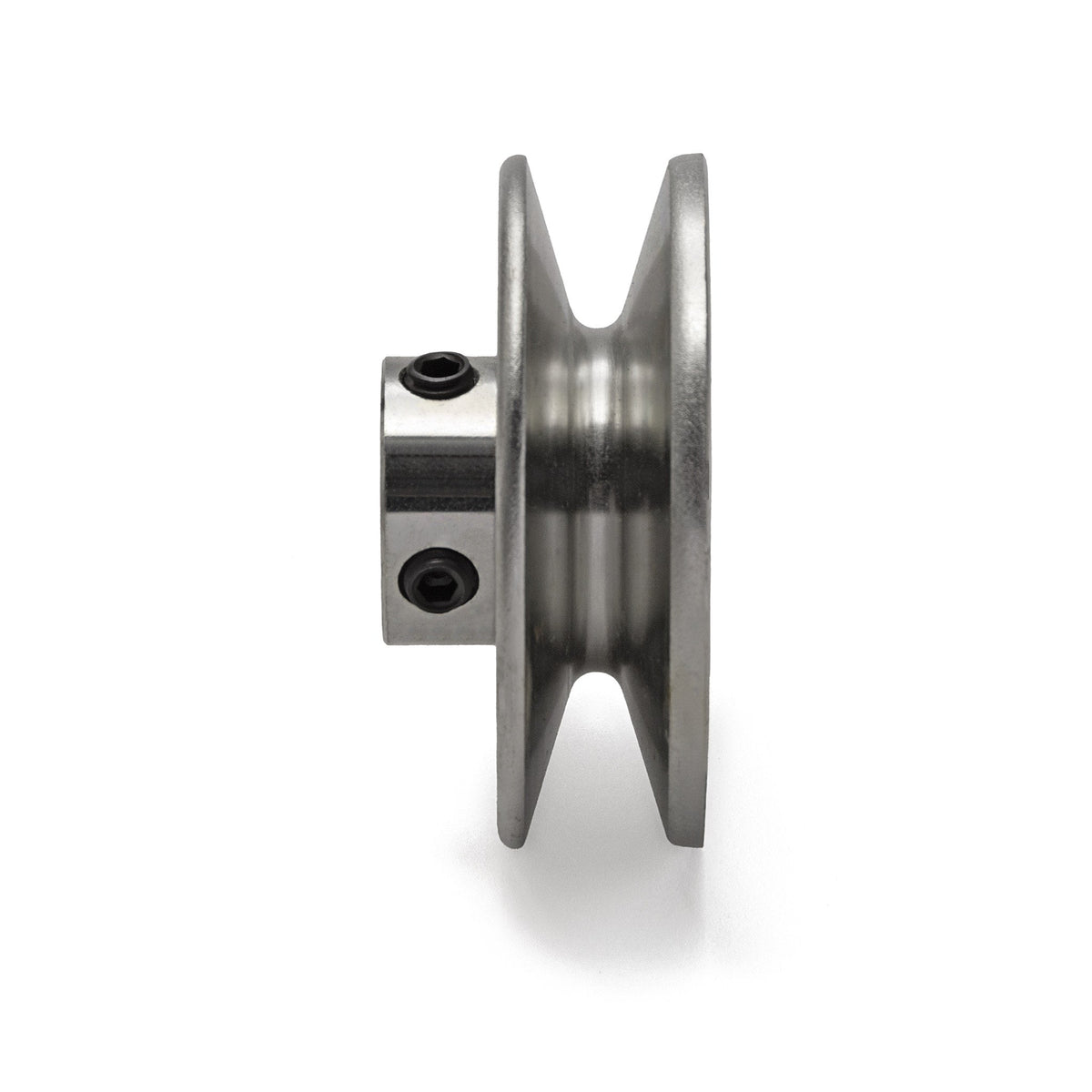 Terre 230058 V-groove drive pulley, side profile showing belt groove