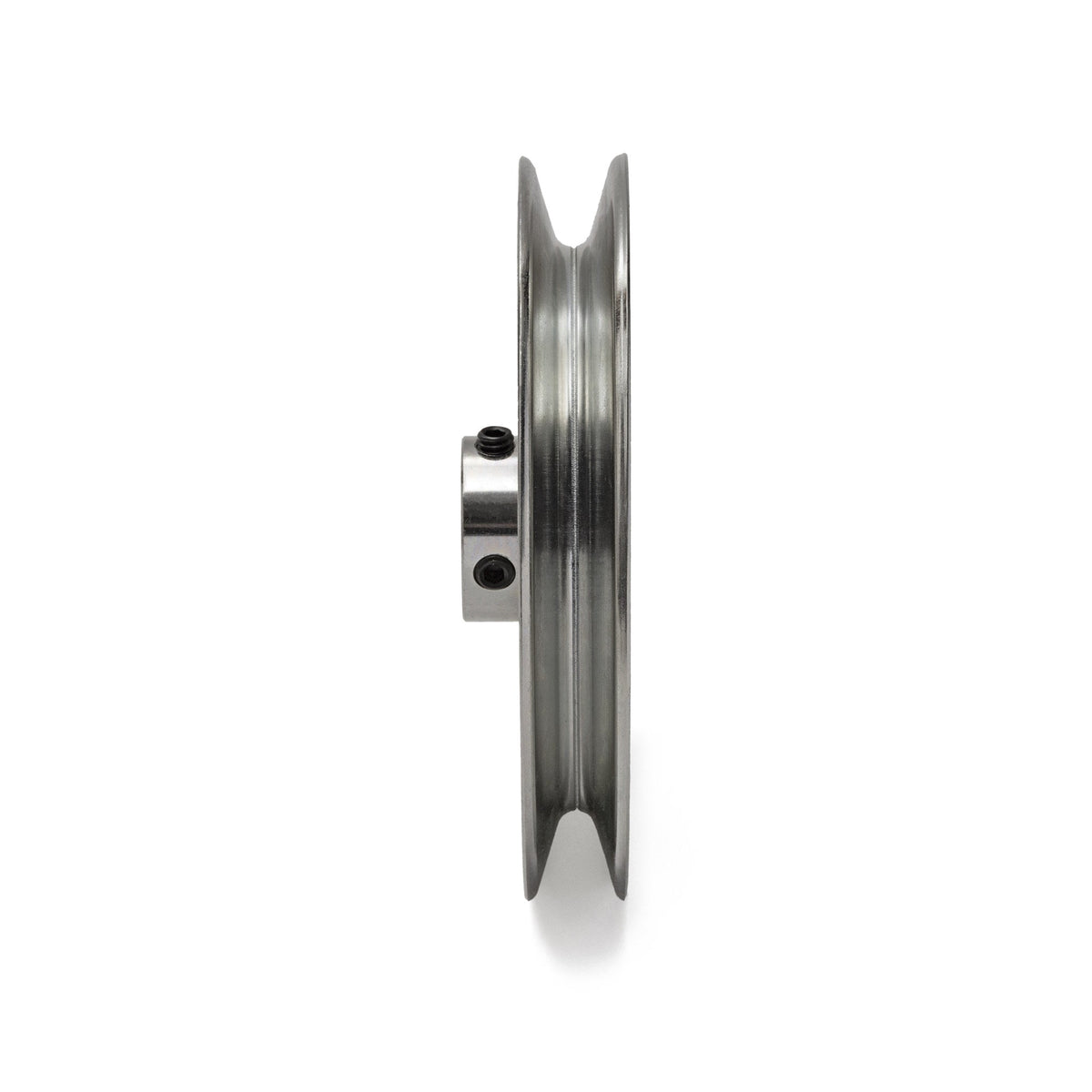Terre 260034 V-groove drive pulley, side profile showing belt groove