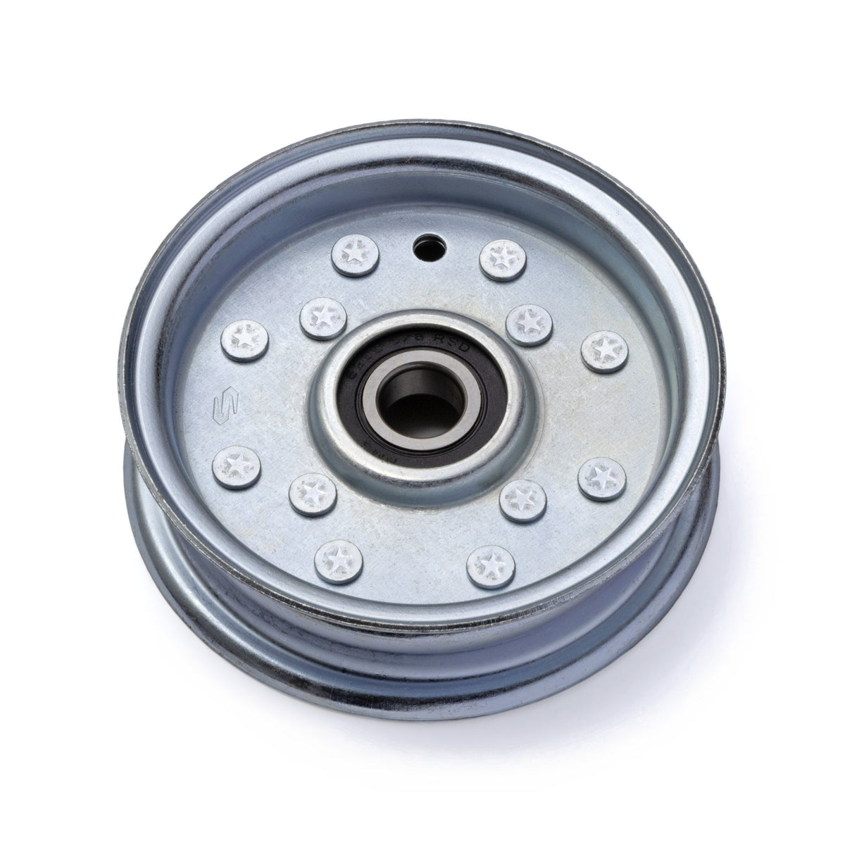 TERRE flat idler pulley, SKU 31400100, front view