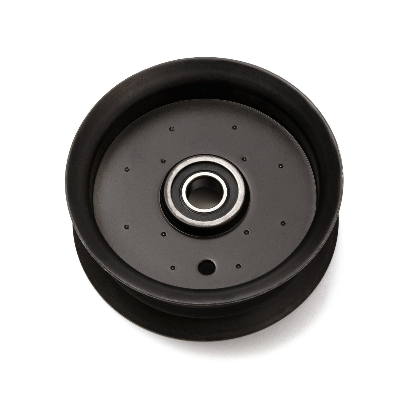TERRE 4.5-inch flat idler pulley, SKU 31450125, front view