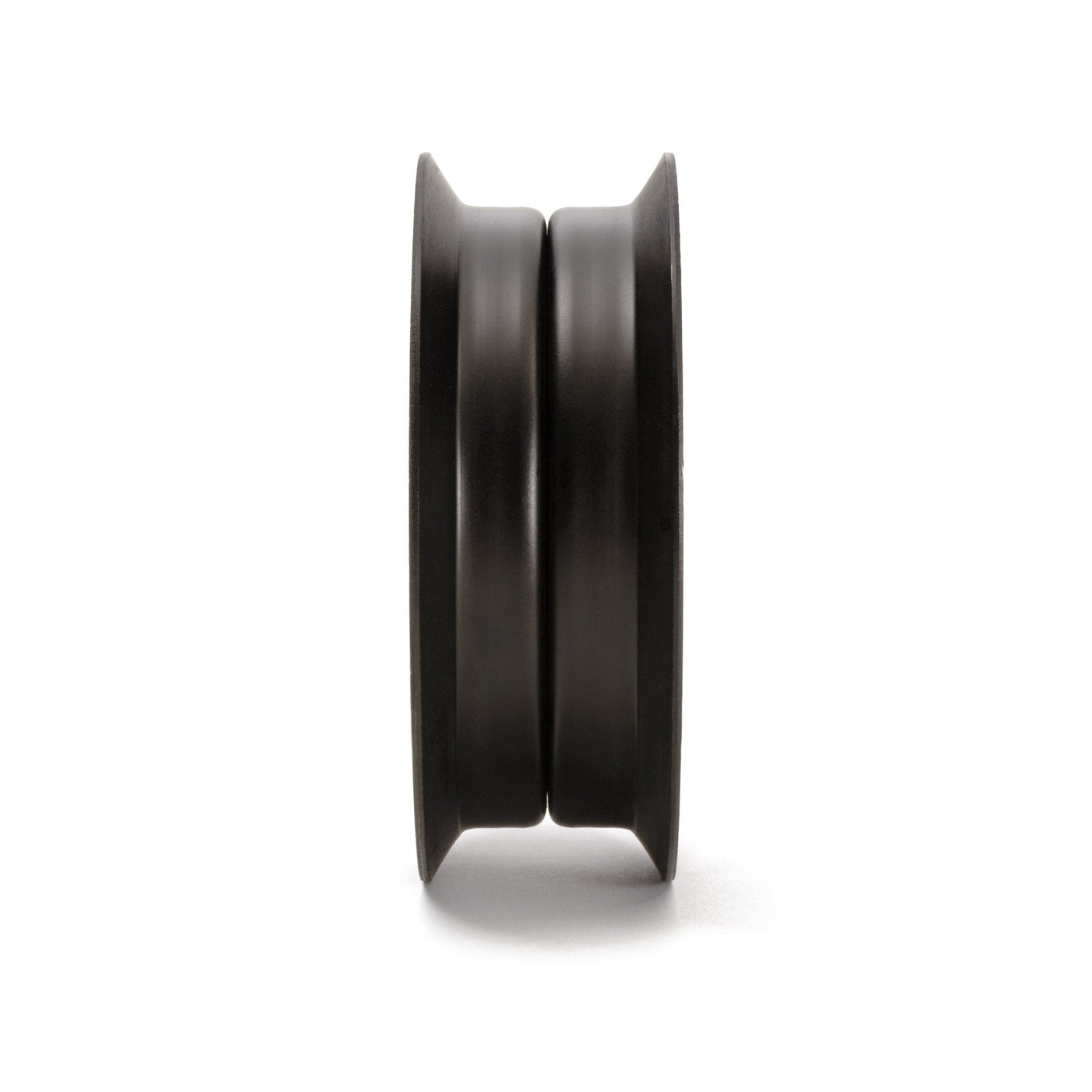 TERRE 4.5-inch flat idler pulley, SKU 31450125, side view