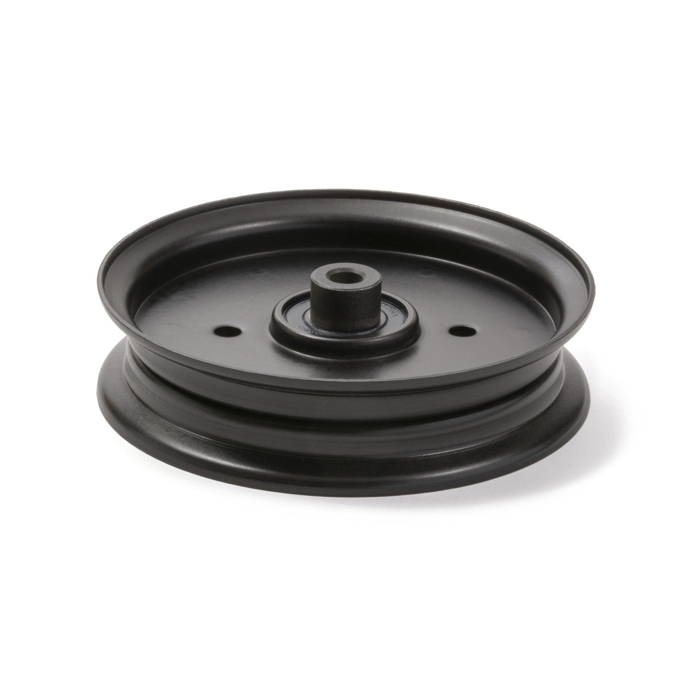 TERRE 5-inch flat idler pulley, SKU 31567375, front and side view