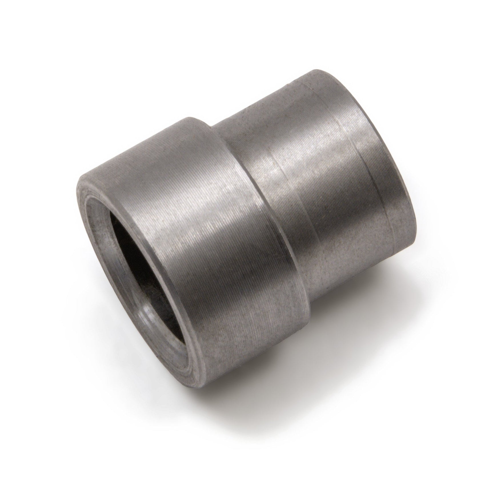 Terre 36500102 steel bore adapter, 1/2-inch bore for 5/8-inch bearing, angled right view