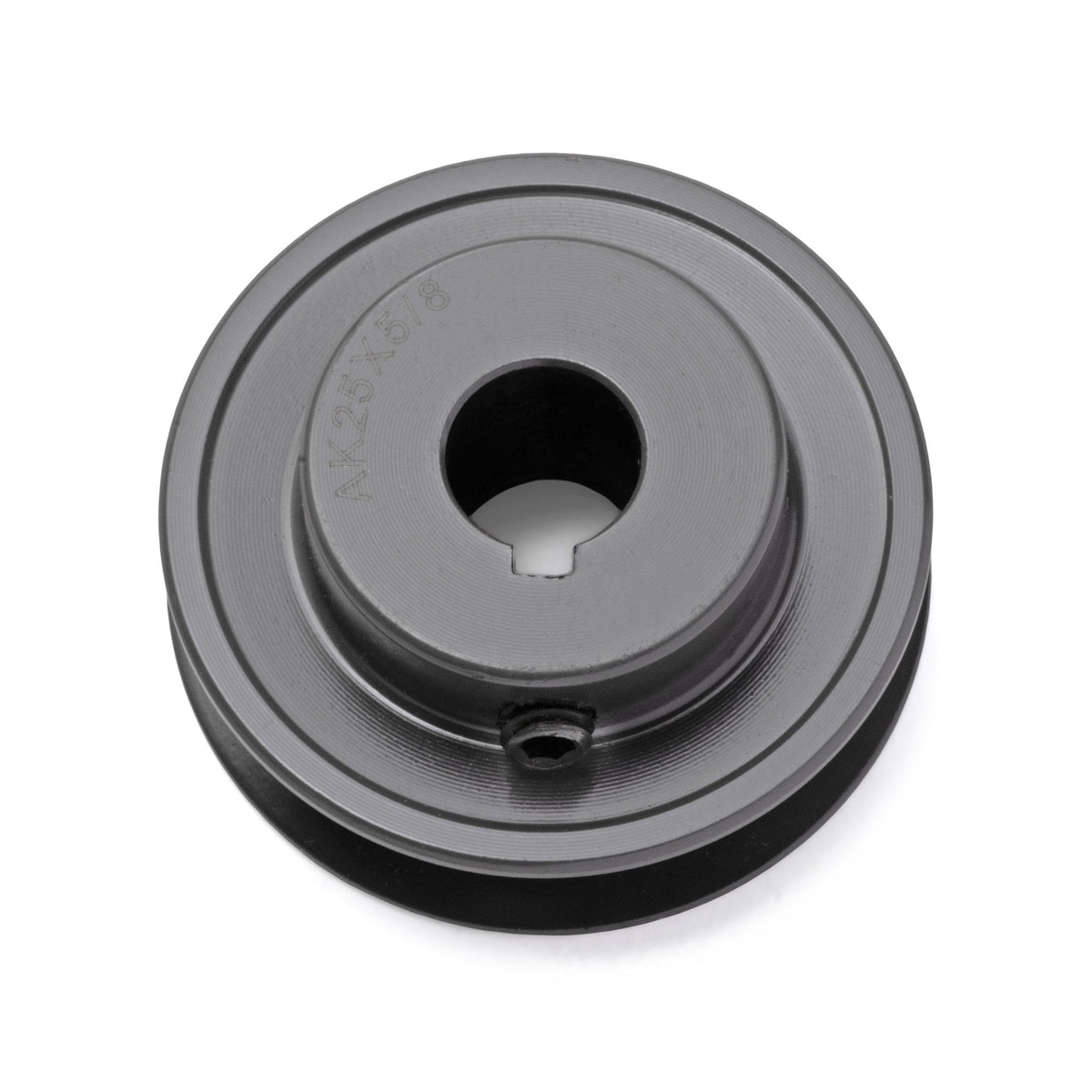 Terre 6125058 V-groove drive pulley, angled top view