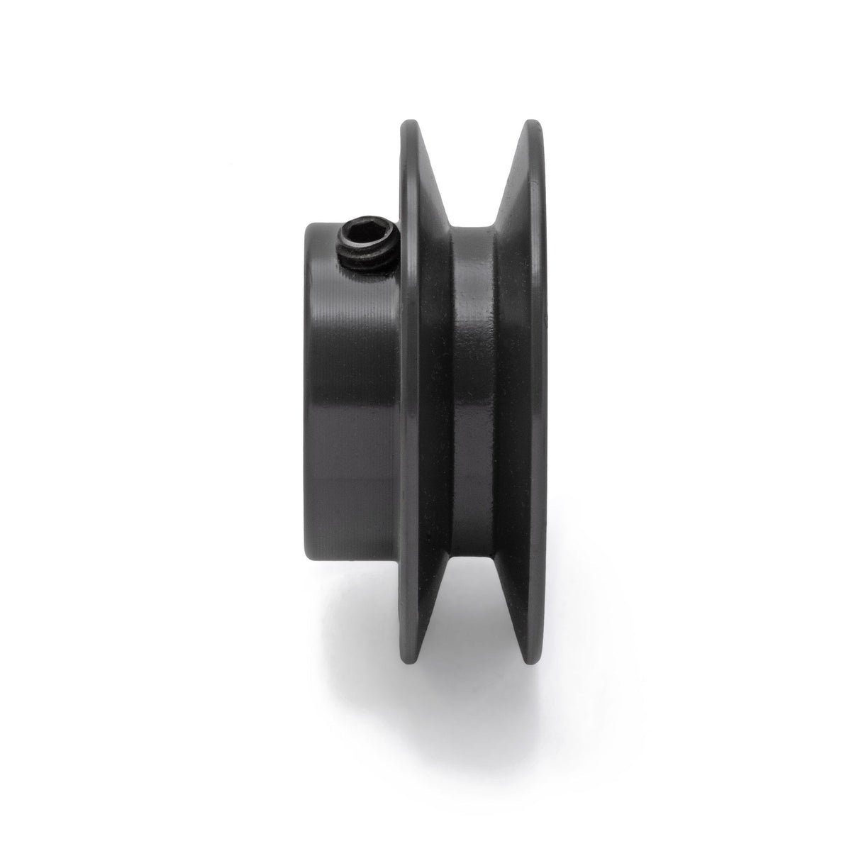 Terre 6125058 V-groove drive pulley, side profile showing belt groove