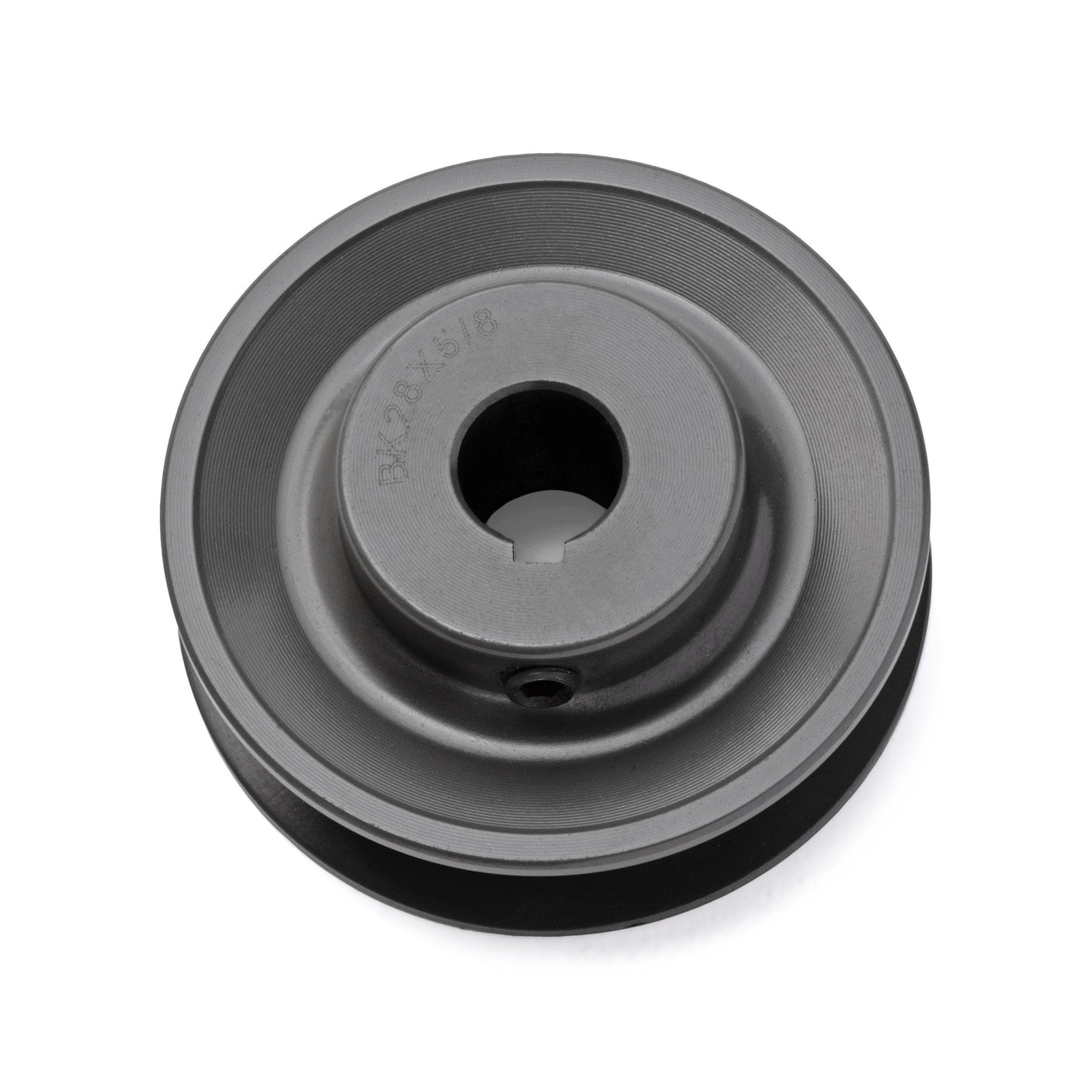 Terre 6230058 V-groove drive pulley, angled top view
