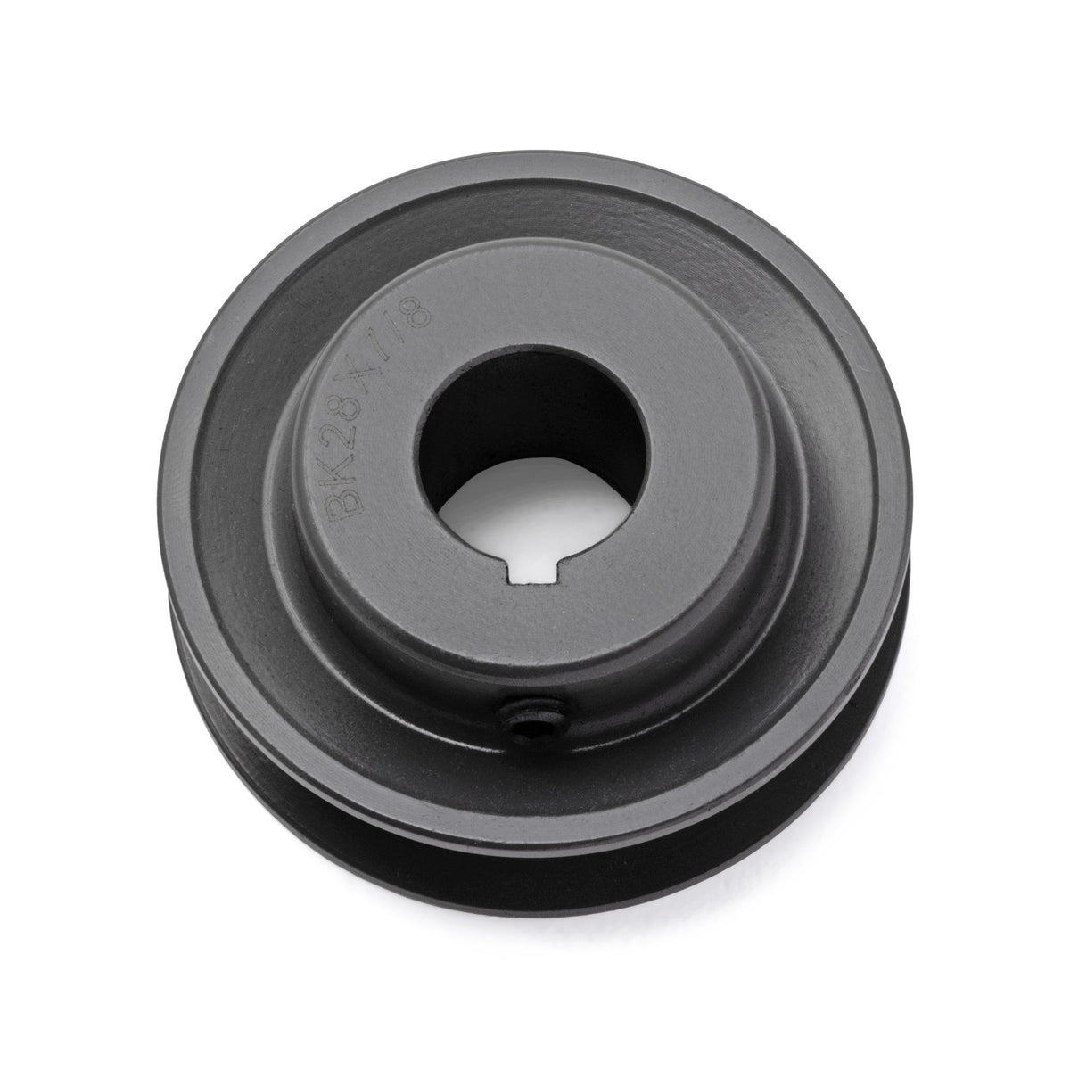 Terre 6230078 V-groove drive pulley, angled top view