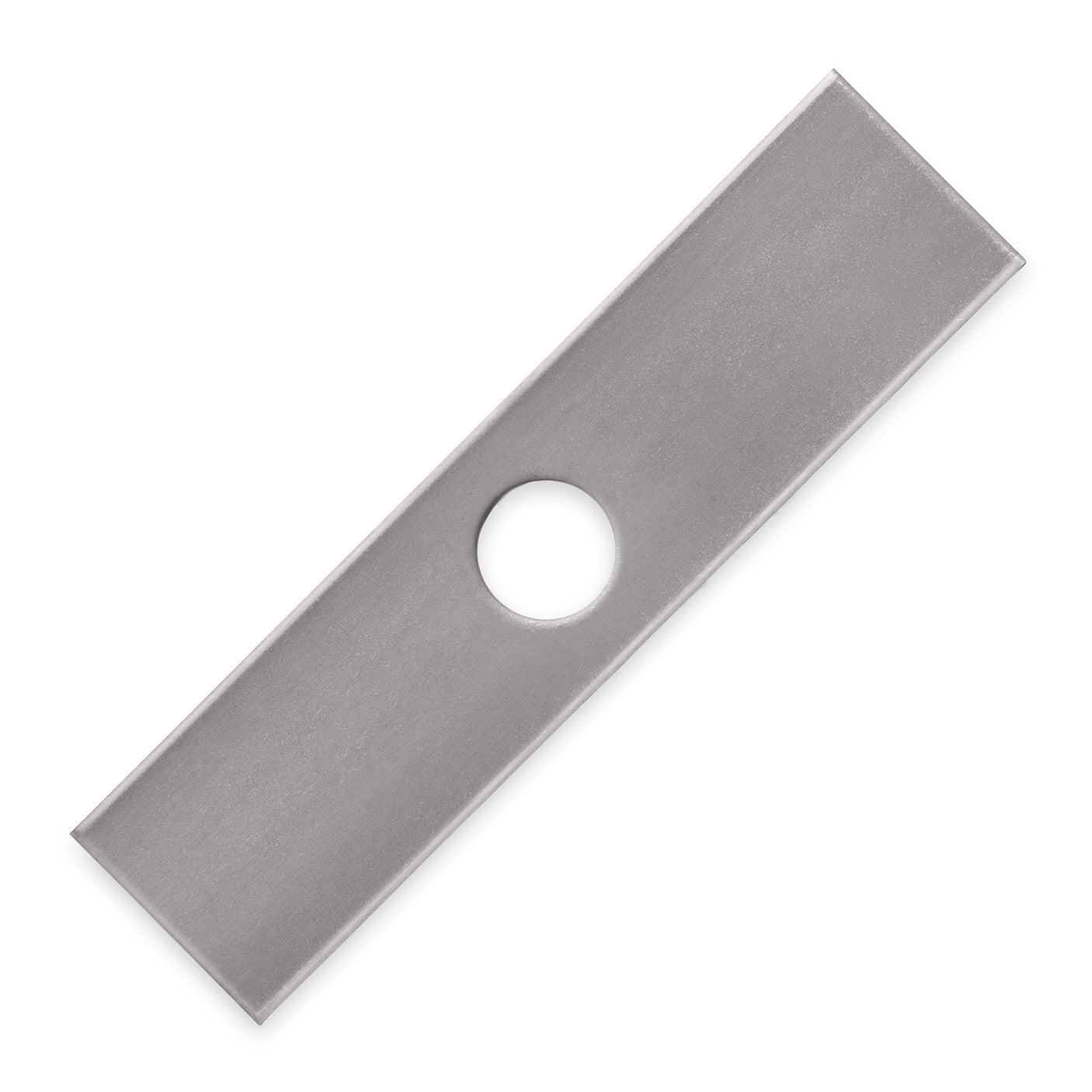 TERRE 8-inch stick edger blade arranged on white background with 1-inch center hole