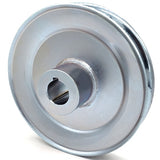 Grasshopper 415896 V-Groove Drive Pulley - 6.5'' Dia. - 25mm Bore - Steel