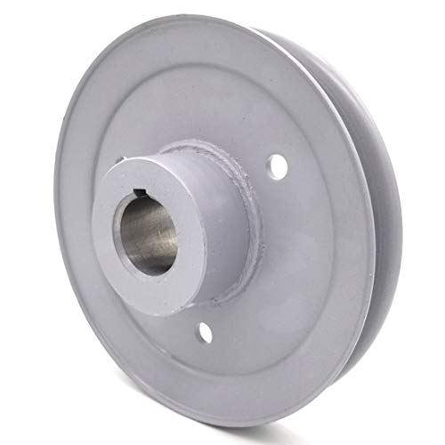 Phoenix Mfg. 6 Inch Dia 1 1/8 Inch Bore Steel V-Groove Drive Pulley Replacement for Exmark Toro 109-9905